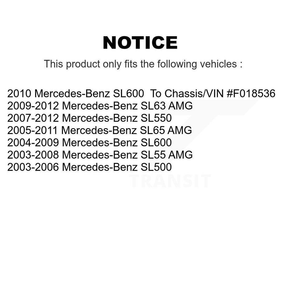 Front Suspension Control Arm Assembly And Tie Rod End Kit For Mercedes-Benz SL500 SL550 SL55 AMG SL600 SL63 SL65 KTR-102618