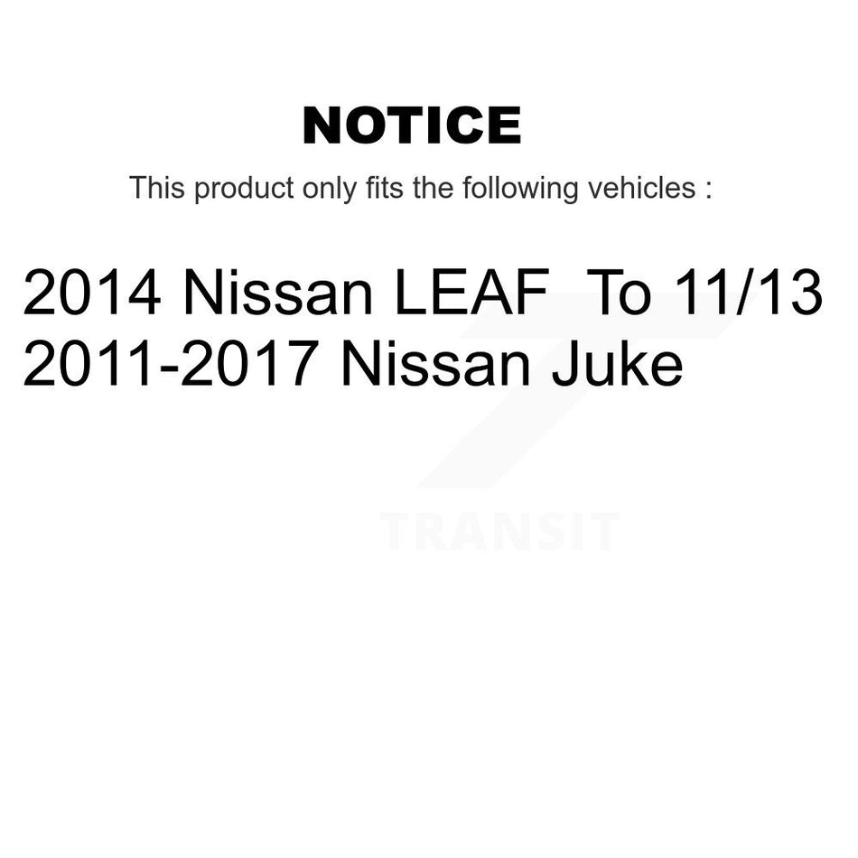 Front Suspension Control Arm Assembly And Tie Rod End Kit For Nissan Juke Leaf LEAF KTR-102664