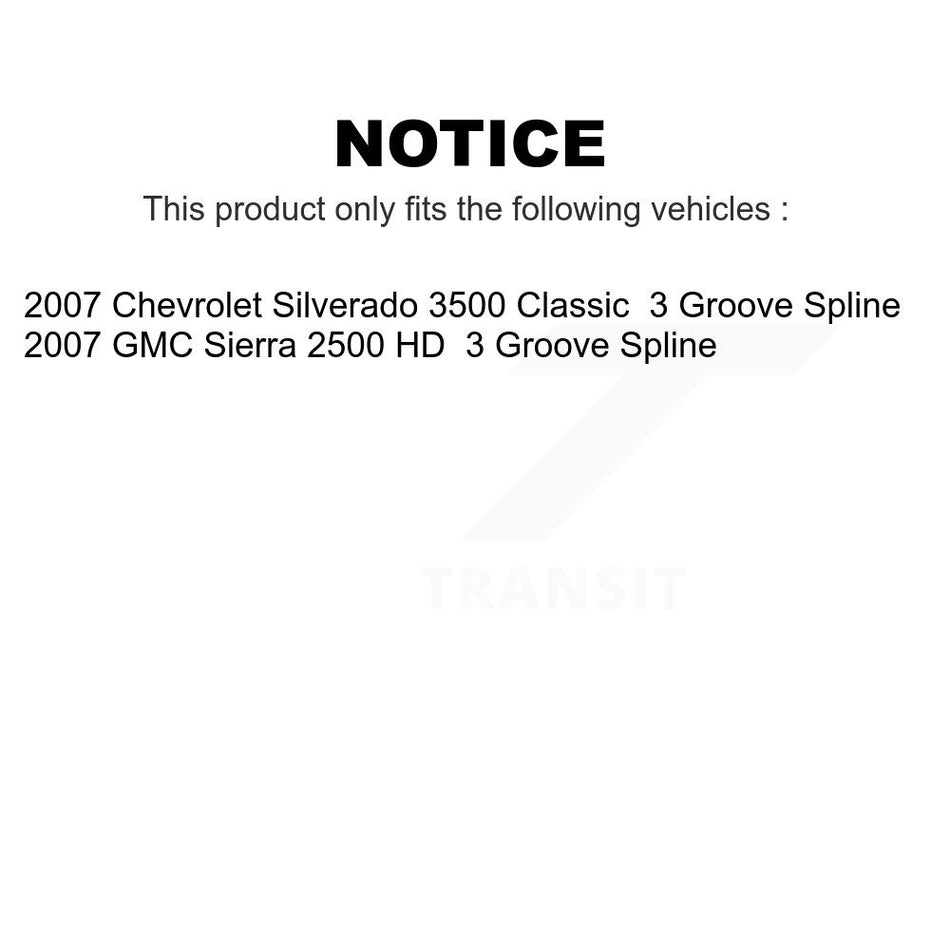 Front Control Arms Assembly And Lower Ball Joints Tie Rods Link Sway Bar Suspension Kit (13Pc) For 2007-2007 GMC Sierra 2500 HD Chevrolet Silverado 3500 Classic 3 Groove Spline KTR-103413