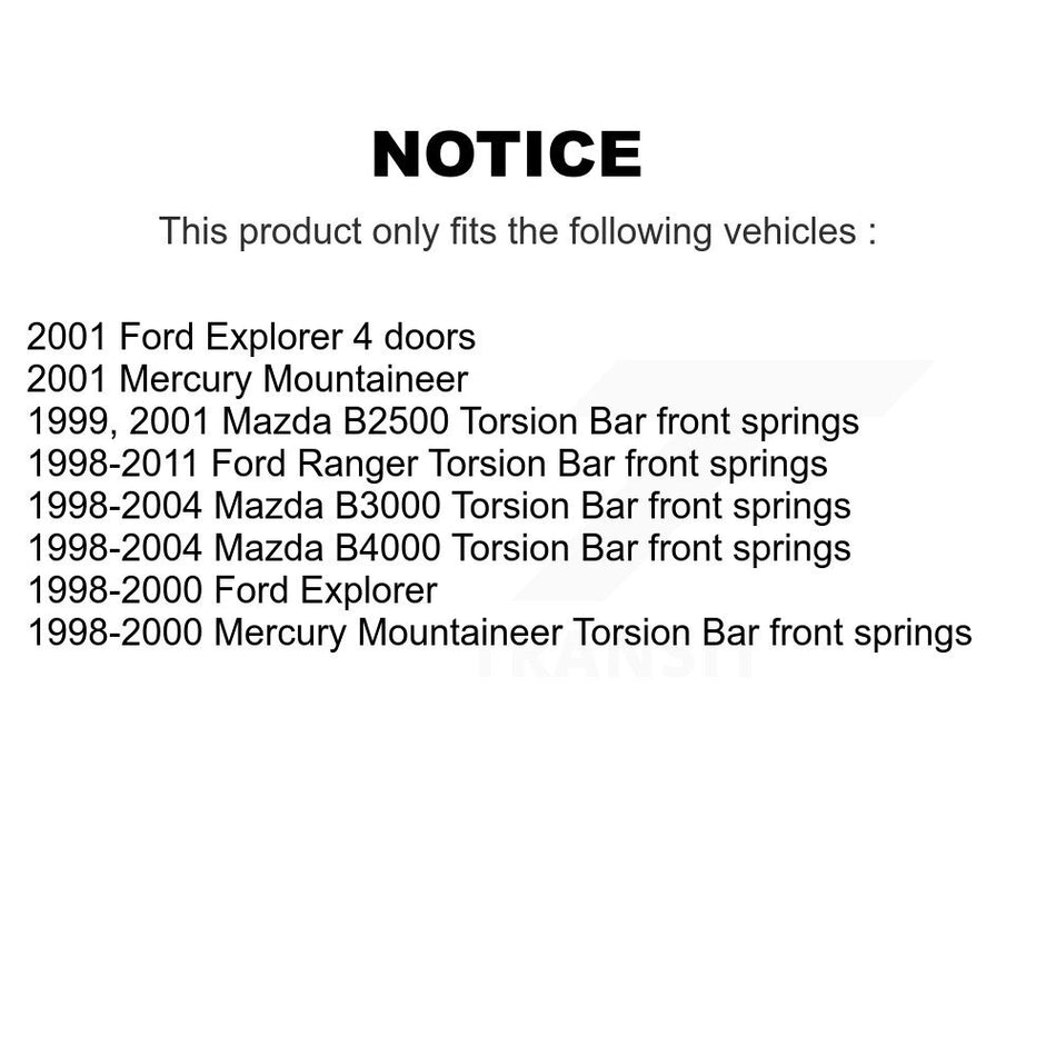 Front Control Arms Assembly And Lower Ball Joints Tie Rods Link Sway Bar Suspension Kit (10Pc) For Ford Ranger Explorer Mazda Mercury Mountaineer B3000 B4000 B2500 KTR-103539