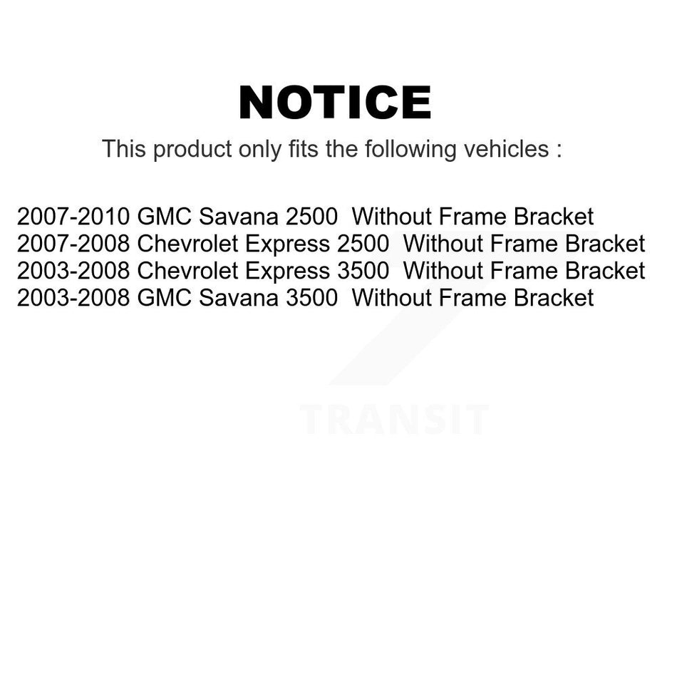 Front Steering Tie Rod End Ball Joints Idler Arm Pitman Kit For Chevrolet Express 3500 GMC Savana 2500 Without Frame Bracket KTR-103959