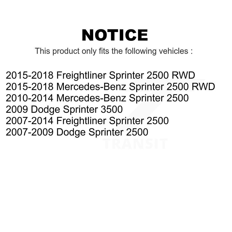 Rear Suspension Stabilizer Bar Link Pair For Sprinter 2500 Mercedes-Benz Dodge Freightliner 3500 KTR-104169